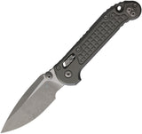 Microtech LUDT Ram-Lok Natural Clear Gray Frag Aluminum Folding Apocalyptic Bohler M390MK Knife 58575