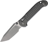 Microtech LUDT Ram-Lok Natural Clear Gray Frag Aluminum Folding Apocalyptic Bohler M390MK Tanto Knife 58586