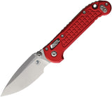 Microtech LUDT Ram-Lok Red Frag Aluminum Folding Stonewash Bohler M390MK Knife 58726