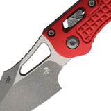 Microtech Mini Stitch Ram-Lok Red Frag Aluminum Folding Apocalyptic M390MK Knife 58738