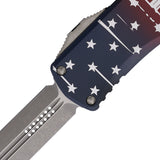Microtech Automatic Hera Knife OTF American Flag Aluminum Apocalyptic Dagger Blade 70210APFLAGS