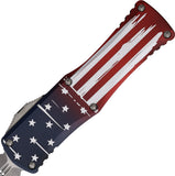 Microtech Automatic Hera Knife OTF American Flag Aluminum Apocalyptic Dagger Blade 70210APFLAGS