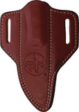 Microtech Akris Black G10 Stonewash Bohler M390MK Fixed Blade Knife w/ Brown Leather Sheath 9510BK3