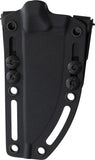 Microtech Akris Black G10 Stonewash Bohler M390MK Fixed Blade Knife w/ Black Kydex Sheath 9510BK5