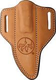 Microtech Akris Dark Earth G10 Bohler M390MK Fixed Blade Knife w/ Natural Leather Sheath 9510DE4