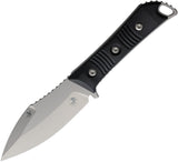 Microtech Always Survive Black G10 Bohler M390MK Fixed Blade Knife w/ Sheath 9610BK