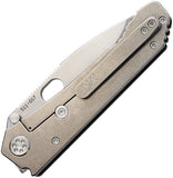 Medford Deployment 187 Framelock Black G10 & Titanium Folding D2 Steel Pocket Knife 002DTQ08TM