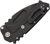 Medford Praetorian T Framelock Black Titanium Folding S45VN Knife 0124PD30PV