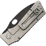 Medford TFF 1 Framelock Tumbled Titanium Folding S35VN Pocket Knife 014SPQ01TM