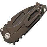 Medford Praetorian Black G10 & Titanium Folding S35VN Pocket Knife 028SPD08PV