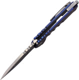 Medford Genesis T Framelock Blue Titanium Folding Pocket Knife 0294TD37A2