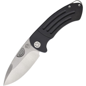 Medford Theseus Framelock Black Titanium Folding D2 Pocket Knife 040DTQ30PV