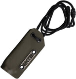 Medford Micro Tanto OD Green G10 CPM-20CV Fixed Blade Knife w/ Sheath 053VTQ10KO