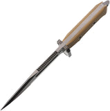 Medford Raider Bowie Coyote Brown G10 S35VN Fixed Blade Knife 075STQ09KC