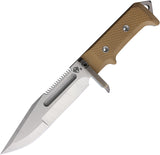 Medford Raider Bowie Coyote Brown G10 S35VN Fixed Blade Knife 075STQ09KC