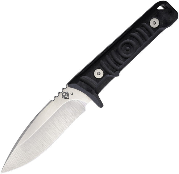 Medford Mizuchi Black G10 CPM-20CV Fixed Blade Knife w/ Sheath 118VTQ08KB