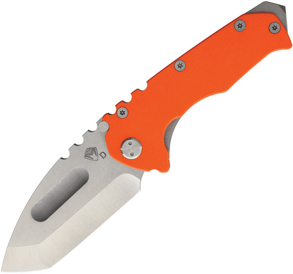 Medford Praetorian G Framelock Orange G10 & Titanium Folding D2 Steel Knife 11DTT11TM