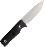 Medford The San PS Black G10 Carbon Steel Fixed Blade Knife 1203TQ08LE