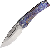 Medford Slim Midi Framelock Flamed Titanium Folding S45VN Drop Pt Pocket Knife 2014TD03A2