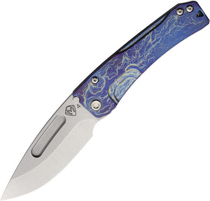 Medford Slim Midi Framelock Flamed Titanium Folding S45VN Knife 2014TP03A2