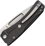 Medford Slim Midi Framelock Black Titanium Folding S45VN Knife 2014TP30PV