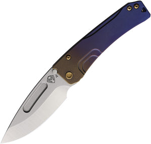 Medford Slim Midi Framelock Bronze & Violet Titanium Folding S45VN Knife 2014TP39A5