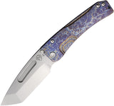 Medford Slim Midi Framelock Flamed Titanium Folding S45VN Tanto Pocket Knife 2014TT03A2