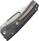 Medford Slim Midi Framelock Gray Titanium Folding S45VN Pocket Knife 201STT30PV