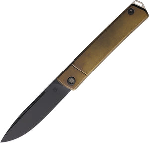 Medford Gentleman Jack Bronze Titanium Folding S45VN Drop Pt Pocket Knife 2114PD36A1