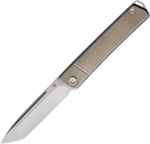 Medford Gentleman Jack 2 Grey Titanium Folding S45VN Pocket Knife 2114TT01TM