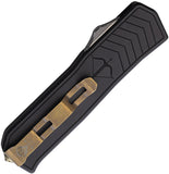 Medford Automatic Merc-1 Knife OTF Black Aluminum S45VN Tanto Blade 2134TT42ABB