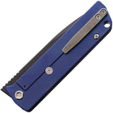 Medford Antik Framelock Blue & Yellow Folding S45VN Pocket Knife 2144PD03A2