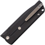 Medford The Antik Framelock Black Titanium Folding S35VN Pocket Knife 214SPT30PV