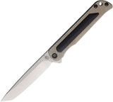 Medford T-Bone Framelock Tumbled Titanium & G10 Folding Tanto S45VN Knife 2154TT01TM