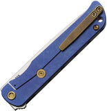 Medford T-Bone Framelock Blue Titanium & Mosaic Folding Tanto S45VN Knife 2154TT37A2