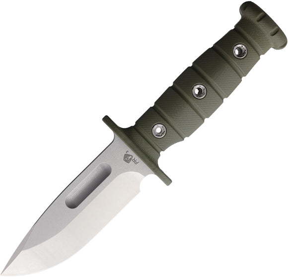 Medford Luke Airman OD Green G10 CPM-3V Fixed Blade Knife w/ Sheath 2173TQ10KO