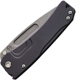 Medford Slim Midi Framelock Left Hand Titanium Folding Pocket Knife L2014TD30PV