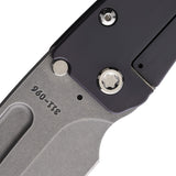 Medford Slim Midi Framelock Left Hand Titanium Folding Pocket Knife L2014TD30PV