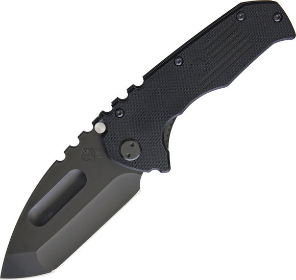 Medford Praetorian Scout Linerlock Black Folding S35VN Pocket Knife S30DPT0808