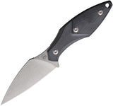 Mercury Hawky Black G10 Bohler M390 Fixed Blade Knife w/ Sheath 9HWKBKGFC