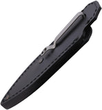 Mercury Hawky Red Burlap Micarta Bohler M390 Fixed Blade Knife w/ Sheath 9HWKRBFC