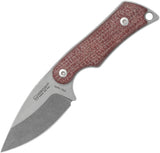 Mercury Kali Red Micarta Bohler N690 Drop Point Fixed Blade Knife 9KALIDPBRFC