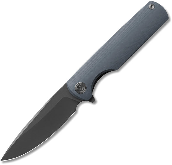 Miguron Knives Perism Linerlock Gray G10 Folding D2 Steel Pocket Knife 811DG
