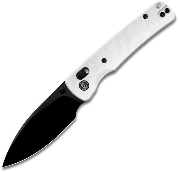 Miguron Knives Vakor Crossbar Lock White G10 Folding 14C28N Pocket Knife 817AWH