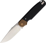 Rapax Buddy Linerlock Black G10 Folding VG-10 Drop Pt Pocket Knife 003BKSA