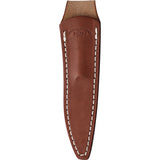 Moki Bird and Trout 2.0 Brown Jigged Bone AUS-8 Fixed Blade Knife w/ Sheath 535ANZ