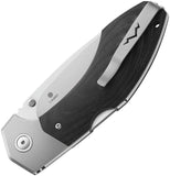 MKM-Maniago Knife Makers Hero Lockback Black SureTouch Folding Bohler M390 Knife HRSTT