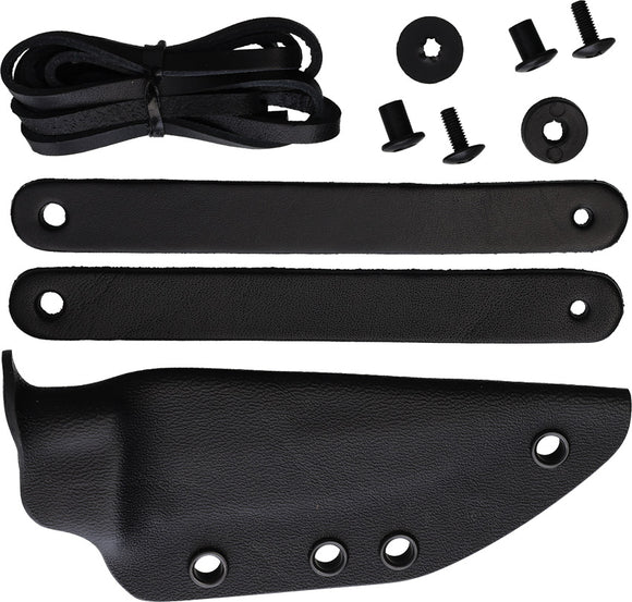 MKM-Maniago Knife Makers TPF Defense Black Kydex Fixed Blade Knife Sheath KSTPFD