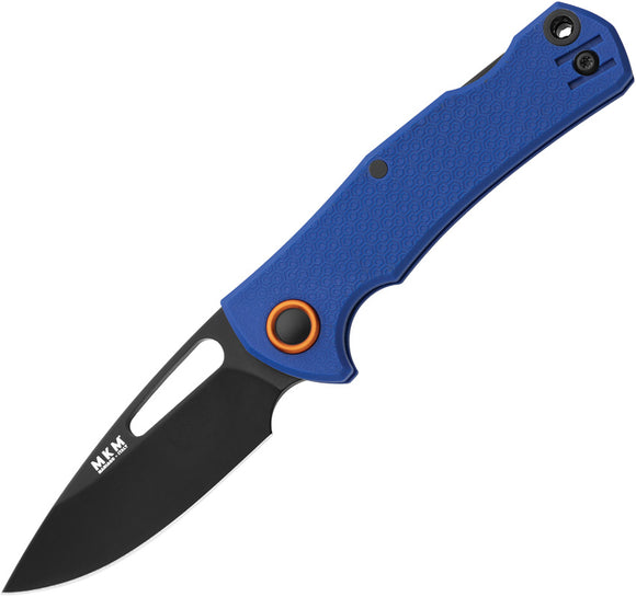MKM-Maniago Knife Makers LOV Lockback Blue FRN Folding Bohler N690 Knife LVPBL