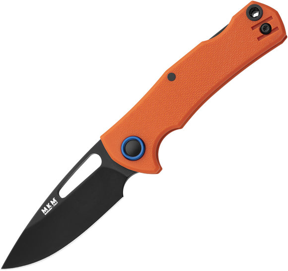 MKM-Maniago Knife Makers LOV Lockback Orange FRN Folding Bohler N690 Knife LVPOR